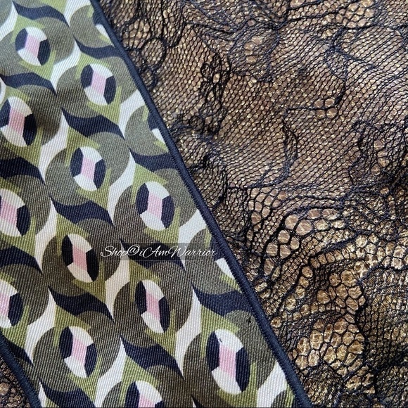 J.Crew Collection geo lace silk pleated midi skirt *Shop@iAmWarrior - Picture 8 of 13